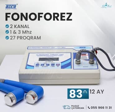 bio enerji: Fonoforez 
2 kanal
1&3mhz — 1