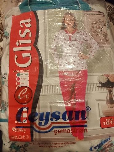 Qış üçün pijama. Türkiyə istehsalı. Keyfiyətli maldır. Ölçüsü 54-56