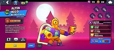 Спорт и отдых: Brawl Stars hesabı – nadir/tematik skinlər və yüksəldilmiş səviyyələr — 5