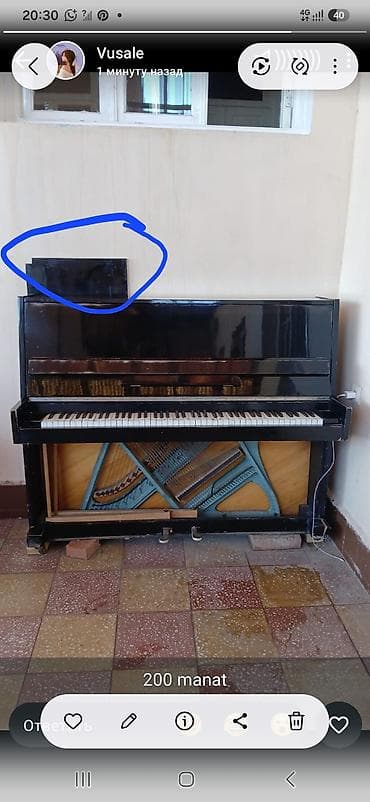 satt: Pianino satilir "кузбасс" — 2