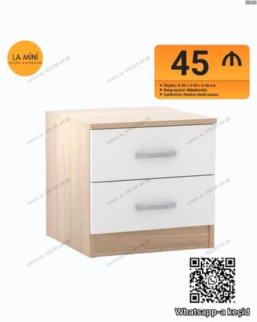 termo uşaq çəkmələri: La Mini – komod (2 çekmecəli) - Minimalist və yığcam dizayn - Korpus — 1