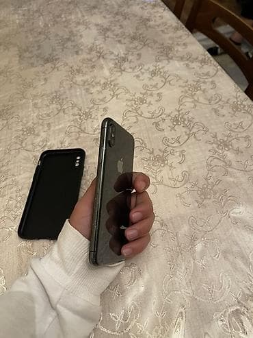 iphone x qiymetleri: IPhone X, 256 GB, Space Gray, Simsiz şarj, Face ID — 7