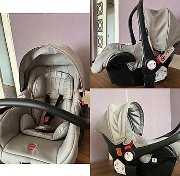 manej uşaq ucun: Kidilo V8G Grey 3-in-1 uşaq arabası seti - Rəng: Grey (boz) - — 2