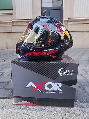 full face: AXOR Full Face motosiklet dəbilqəsi – Street 2 model Kask təzədi — 1