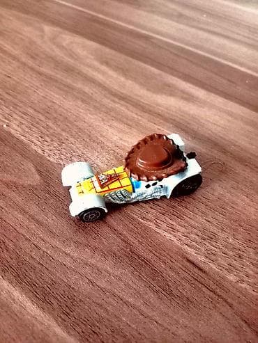 диски 128 стиль: Oyuncaq mini maşın — kovboy temalı 9 7 - Material: metal və plastik — 2