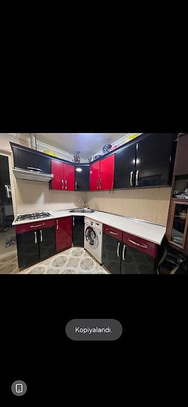Mətbəx mebeli satılır 400 manata 1,80*2,20yədir üstündə qaz aspirator
