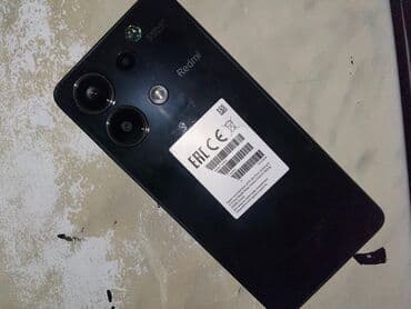 iphone 6 satisi: Redmi Note 13, 256 GB, rəng - Qara, Barmaq izi — 1