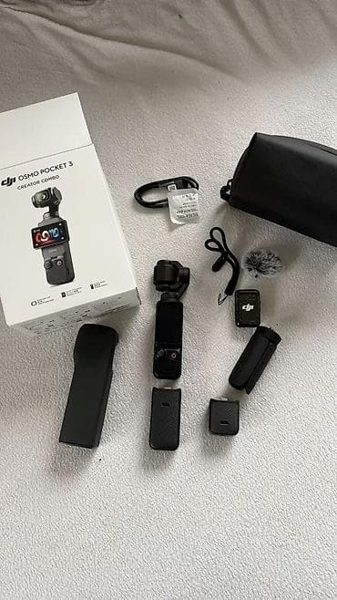 dji osmo mobile 6: DJI Osmo Pocket 3 – Creator Combo seti Məzmun: - Osmo Pocket 3 əl — 1