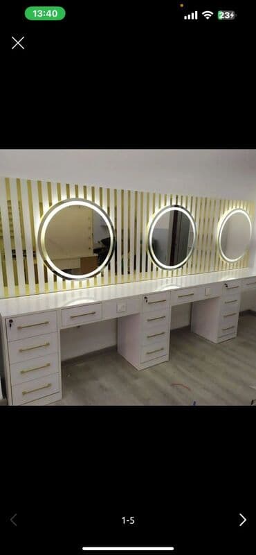 Digər salon, tibbi mebel: Yeni, Makiyaj üçün masa, Güzgülü — 5