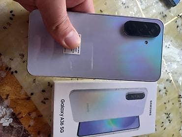 samsung s21 ultra ikinci el: Samsung Galaxy A36, 256 GB, rəng - Bənövşəyi, Barmaq izi — 2