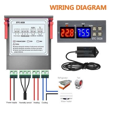 bütün kateqoriyalar: Istilik və nəmişlik tənzimləyici " stc-3028 " termo higro regulyator — 2