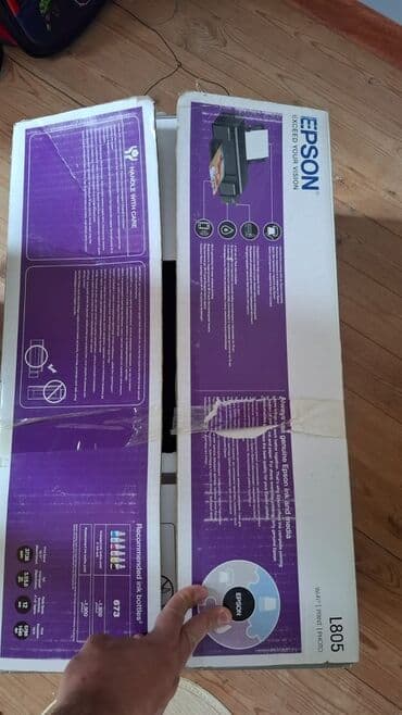 printer satılır: Epson L805 Wi-Fi foto printeri. Bu printer, yüksək keyfiyyətli foto — 2
