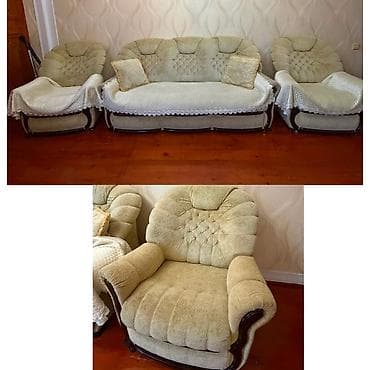 tifani dest: ((2816))*Asya* Qiymet.150 azn Divan ve iki kresli. Divan açilir yataq — 1