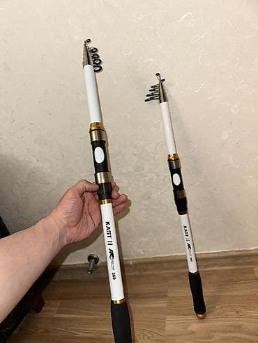 balığ: Teleskopik balıqçılıq qamışları dəsti - Müxtəlif modellər və ölçülər — 7