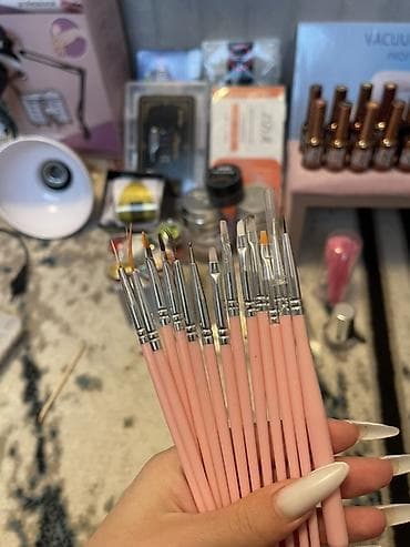 Bədənə qulluq: Dırnaq üçün gel lak, İşlənmiş, Pulsuz çatdırılma — 3