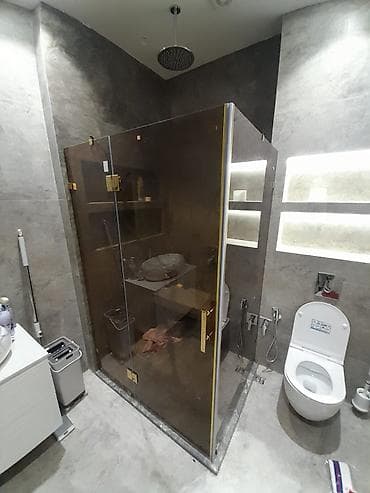 dush kabina: Üstü açıq kabina, Düzbucaqlı — 4