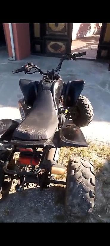 vaz 2106 abilsofka: ATV kvadrosikl – qara rəng, 4 təkərli, off-road üçün tam işlək — 2