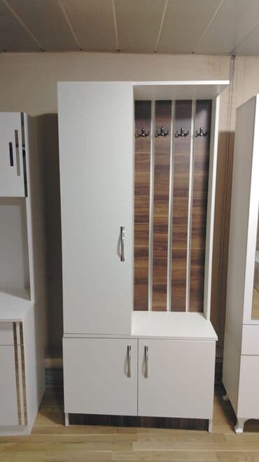 трюмо в прихожую: Прямой шкаф, Для прихожей, Гардероб, Распашной, Корпусный, 1 дверь — 2