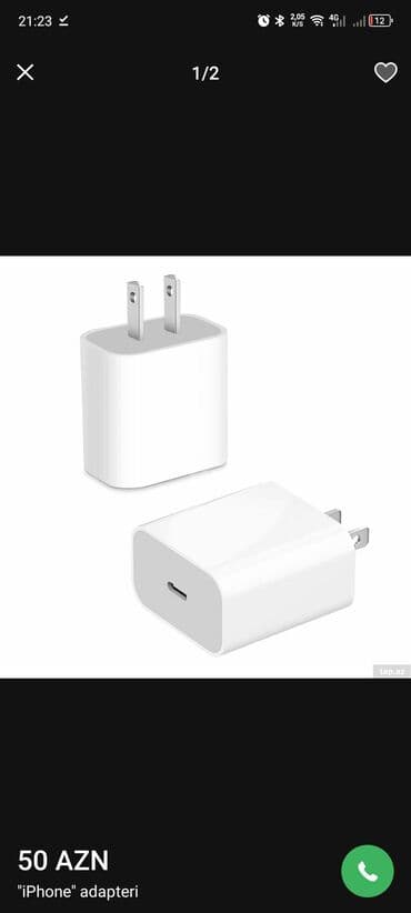 original iphone adapter qiymeti: Adapter Apple, Yeni — 1