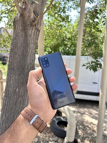 samsung c: Samsung Galaxy A31, 64 GB, rəng - Göy, Barmaq izi, Düyməli, Sensor — 8