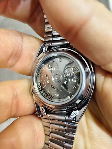 Сумки: Seiko 5 avtomatik qol saatı - Klassik dizayn: gümüş rəngli — 3