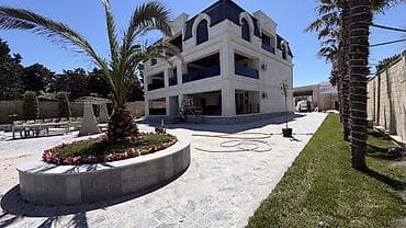 gencede ev: Xəzər sahil üslubunda, yüksək keyfiyyətlə tikilmiş 3 mərtəbəli villa — 1