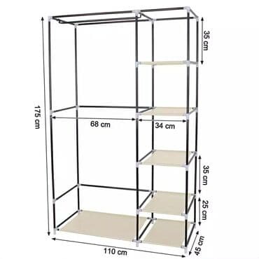 qardirob: Parça şkaf Parça dolab Dolab Qarderob Metal kanstruksia və parça — 3
