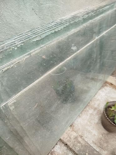 Dekorativ divar panelləri: Şüşə lövhələr – iri ölçülü, düz kənarlı - Material: şəffaf şüşə - — 2