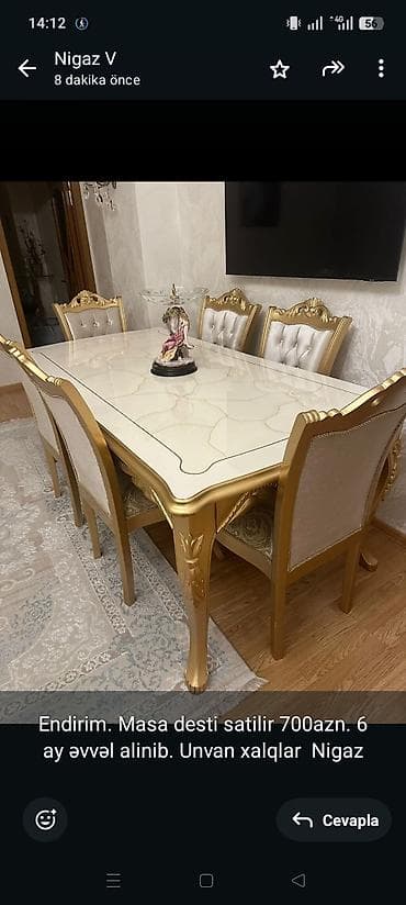 Endirim. Masa desti satilir 700azn. 6 ay əvvəl alinib. Unvan xalqlar