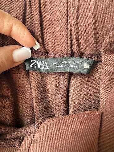 Мужская одежда: Брюки, Zara, цвет - Коричневый — 2