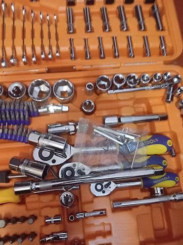 nabor desti: Alət dəsti – peşəkar çoxfunksiyalı - Sərt plastik portativ çamadanda — 8