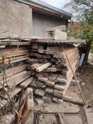 Taxta materialları dəsti - Müxtəlif ölçülü taxta şalban və lövhələr — 4