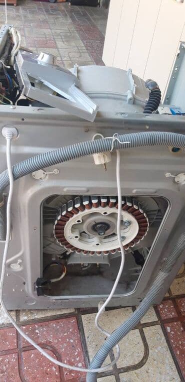 qədim pulların alışı: Paltaryuyan maşın Samsung, 6 kq, İşlənmiş, Avtomat, Qurutma var, Kredit yoxdur, Ünvandan götürmə — 4