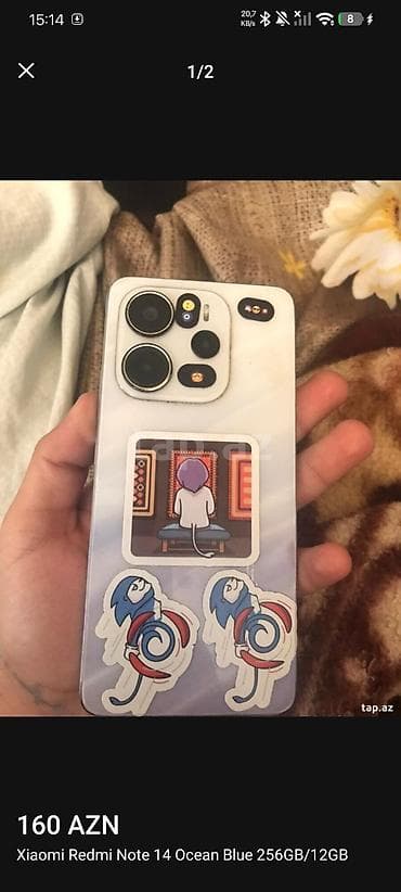samsung 6 5 paltaryuyan: Redmi Note 14, 256 GB, rəng - Mavi — 2