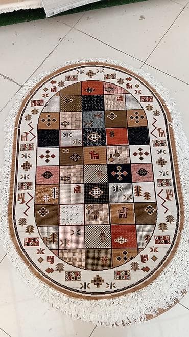 Yorğanlar, adyallar: Oval Skandinaviya kilimi kolleksiyası - Forma: oval - Üslub: boho və — 2