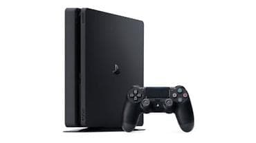 ps4 slim disk: PlayStation 4 Slim – 500 GB - Komplekt: konsol + 2 ədəd DualShock 4 — 1