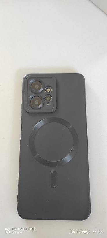 xiaomi mi11 t: Redmi Note 12, 256 GB, rəng - Qara, Barmaq izi — 5