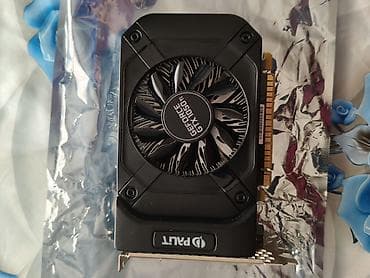 Kompüter ehtiyyat hissələri: Videokart Palit GeForce GTX 1050 Ti, 4 GB, İşlənmiş — 1