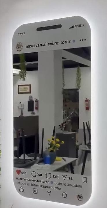 Güzgülər: Güzgü Divar üçün, Dekorativ, Arxa işıqlı — 3
