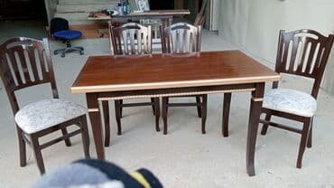 Oval masa, Eyvan üçün, 6 nəfər — 1