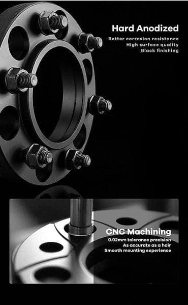 pdr 600: 30mm BONOSS Forged Active Cooling Wheel Spacers – 4 ədəd set PCD — 7