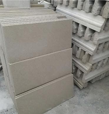 ağdağ sement: Təbii daşdan hazırlanmış üzlük və döşəmə plitələri - Material: yerli — 6