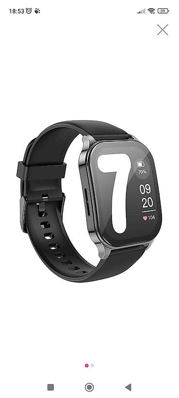 kontakt home saat smart: Smart saat, Smart, Sensor ekran, rəng - Qara — 1