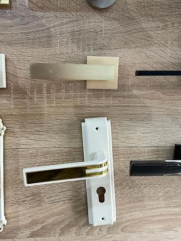 qül: Qapı dəstəyi və kilid komplekti Məhsul təsviri: - Daxili və giriş — 4