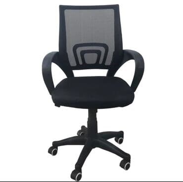 офисные кресла: Новый, С колесиками, Рукояти не регулируются, Ткань — 23