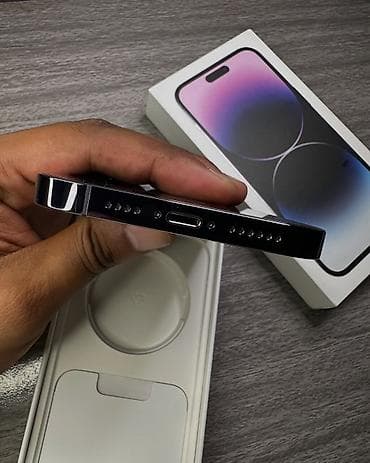 Техника и электроника: IPhone 14 Pro, 256 ГБ, Deep Purple, Гарантия, Кредит, Беспроводная зарядка — 6