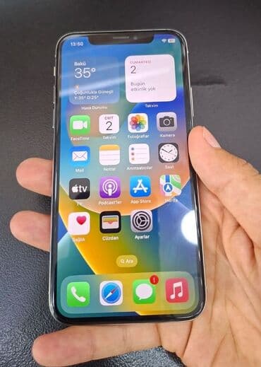 ucuz notbuk: IPhone X, Белый, Face ID — 2