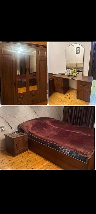 İkinəfərlik çarpayı, Tumba, Dolab, Komod, İşlənmiş