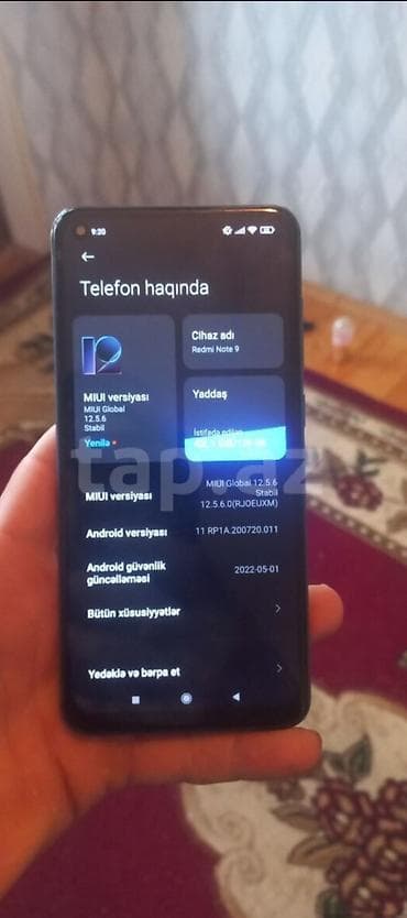 apple x xs: Redmi Note 9, 64 GB, rəng - Mavi, İki sim kartlı — 2