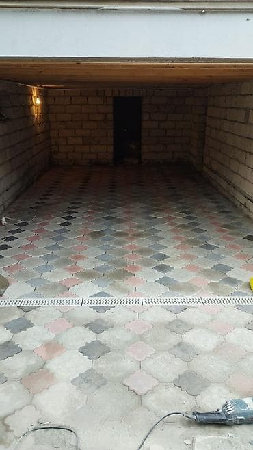 demir seyf qapi: Tamet (bardür və səki daşı) döşəmə xidməti - Həyətyanı sahə, qaraj — 9
